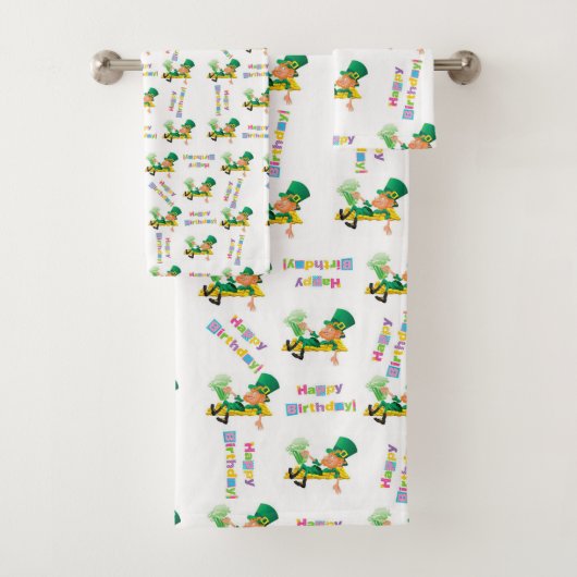 Ensembles de serviettes de bain, Saint-Patrick Joy (En situation)