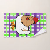Ensembles de serviettes de salle de bain à carreau (Serviette à main)