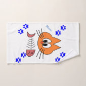 Ensembles de serviettes de salle de bain chat os d (Serviette à main)