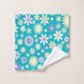 Ensembles de serviettes de salle de bain Fleurs Fl (Gant de toilette)