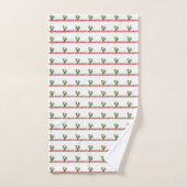 Ensembles de serviettes de salle de bain Fleurs Or (Serviette à main)