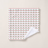 Ensembles de serviettes de salle de bain Fleurs Or (Gant de toilette)