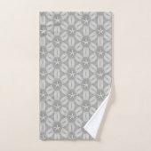Ensembles de serviettes de salle de bain grises (Serviette à main)