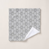 Ensembles de serviettes de salle de bain grises (Gant de toilette)