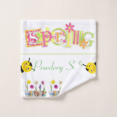 Ensembles de serviettes de salle de bain Printemps (Gant de toilette)