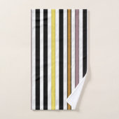 Ensembles de serviettes de salle de bain rayures (Serviette à main)