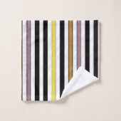 Ensembles de serviettes de salle de bain rayures (Gant de toilette)