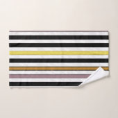 Ensembles de serviettes de salle de bain rayures (Serviette à main)