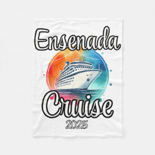 Ensenada-cruise 2025 bijpassende gezinsvakantie he fleece deken