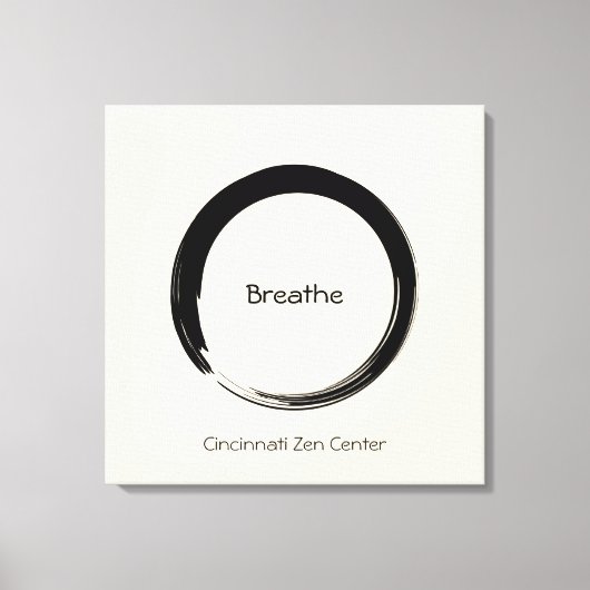 Enso Circle Canvas Afdruk (Voorkant)