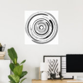 Enso-cirkels - Zen-cirkels #1 Poster (Thuiskantoor)