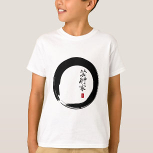 Enso met Japans voor "kunstenaar" T-shirt