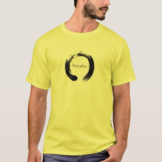 Enso Symbool of Infinity - Breathe T-shirt (Voorkant)