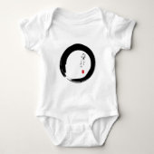 Enso with "With Love" kanji text Romper (Voorkant)