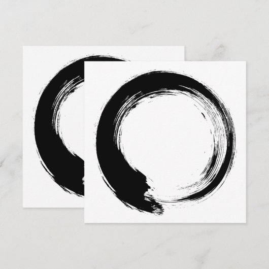 Enso Zen Circle (Voorkant / Achterkant)