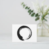 Enso Zen Circle Advieskaart (Staand voorkant)