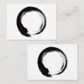 Enso Zen Circle Advieskaart (Voorkant / Achterkant)