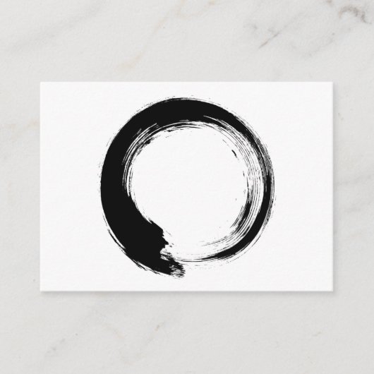 Enso Zen Circle Advieskaart (Voorkant)