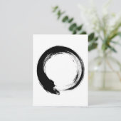 Enso Zen Circle Advieskaart (Staand voorkant)