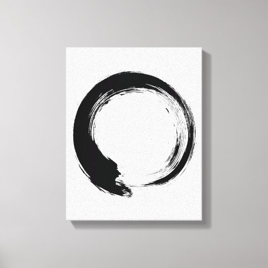 Enso Zen Circle Canvas Afdruk (Voorkant)