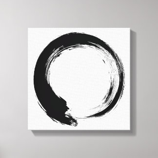 Enso Zen Circle Canvas Afdruk