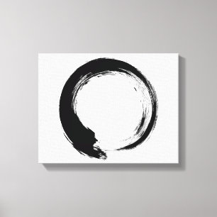 Enso Zen Circle Canvas Afdruk