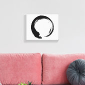 Enso Zen Circle Canvas Afdruk (Insitu (Woonkamer))