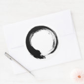 Enso Zen Circle Ronde Sticker (Envelop)