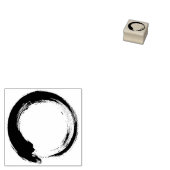 Enso Zen Circle Rubberstempel (Gestempeld)