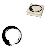 Enso Zen Circle Rubberstempel (Gestempeld)