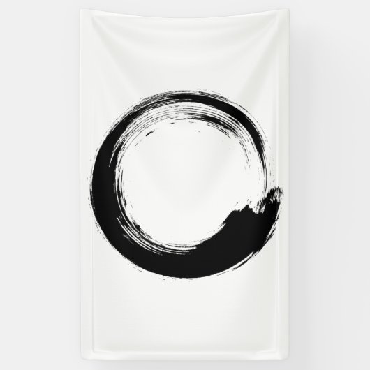 Enso Zen Circle Spandoek (Verticaal)