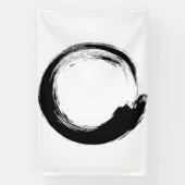 Enso Zen Circle Spandoek (Verticaal)