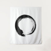 Enso Zen Circle Tapestry Wandkleed (Voorkant)