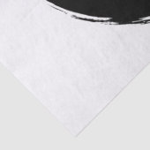 Enso Zen Circle Tissuepapier (Detail)