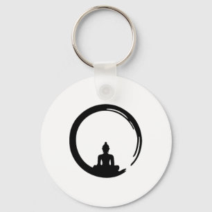Enso, Zen, Cirkel, Boeddha Meditatie Japan Kalligr Sleutelhanger