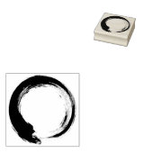 Enso Zen-cirkel Rubberstempel (Gestempeld)