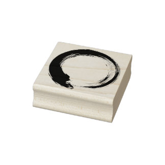 Enso Zen-cirkel Rubberstempel
