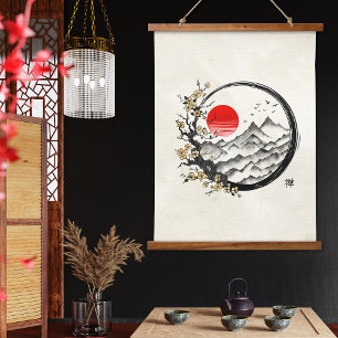 Enso Zen: Rust Hangend Wandkleed