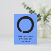 Enso Zen-symbool Briefkaart (Staand voorkant)