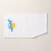 Ensoleillé ! Galveston Island Texas (Serviette à main)