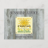 Ensoleillement | Carte Fête des mariées (Dos)