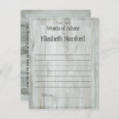 Ensoleillement | Carte Fête des mariées (Devant / Derrière)