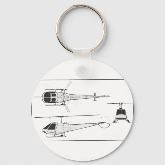 Enstrom-F28 Sleutelhanger (Voorkant)