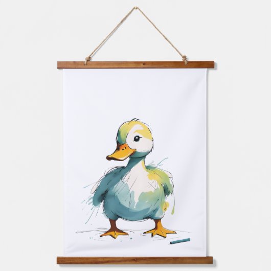 Ente Hangend Wandkleed (Voorkant)