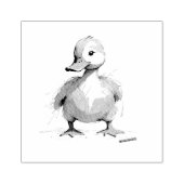 Ente Rubberstempel (Afrduk)