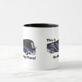 Entegra Aspire Blue Happy Place design Mug (Centre)