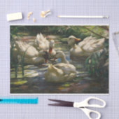 Enten Auf Dem Waldweiher door Alexander Koester Tissuepapier (Craft)