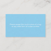 ENTEND UNE CARTE D'APPEL HUG (Dos)