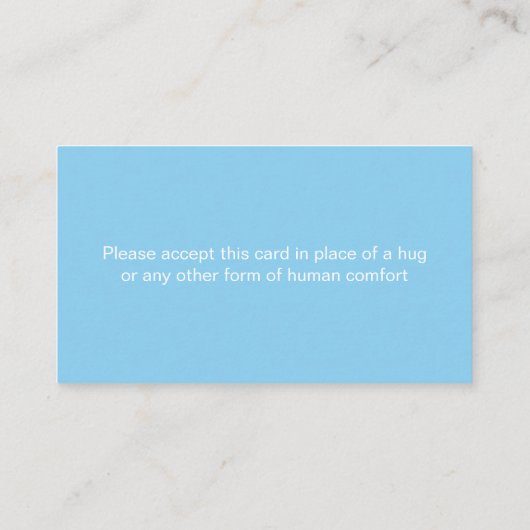 ENTEND UNE CARTE D'APPEL HUG (Dos)