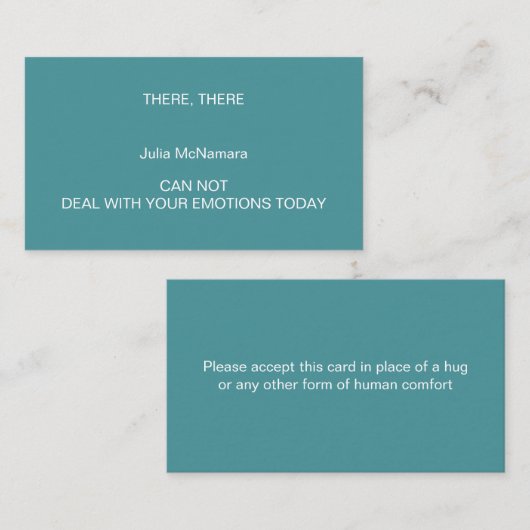 ENTEND UNE CARTE D'APPEL HUG (Devant / Derrière)